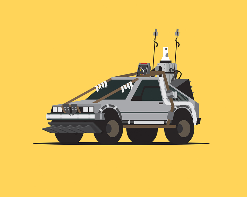 Illustration for article titled Pop Culture's Greatest Vehicles Get Ready for a Mad Max-Style Dystopia